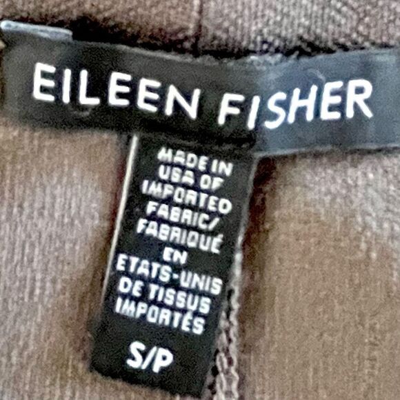 Eileen Fisher Brown Stretch Blazer - Picture 3 of 4